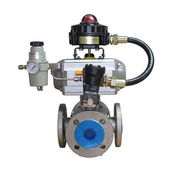 氣動(dòng)四通球閥